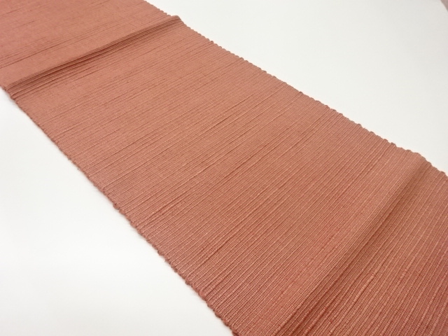 手織り真綿紬織り柄名古屋帯